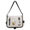 Bolso Bandolera Multifuncional para Hombre de Estilo Japonés Transfronterizo de Gran Capacidad Bolso de Hombro para Mujer 2025 Nuevo Bolso de Negocios Sencillo Bolso de Moda