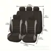 Ventas transfronterizas en Oriente Medio, Europa y Estados Unidos cubierta de asiento de coche más vendida tela universal diseño de línea de cintura cubierta de asiento para todo el coche de 5 asientos