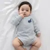 Body de Algodón para Recién Nacido Ropa Interior para Bebé Mameluco de Manga Larga Ropa de Monje para Bebé Traje para Gatear Primavera Otoño Invierno
