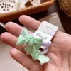 Anillo de Toalla Trenzado a Mano de Seda de Leche de Color Brillante Estilo Coreano para Niñas, Nuevo para Principios de Primavera, Lazo para el Pelo que No Daña el Cabello
