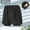 Short de Natação Masculino, Anti-Constrangimento, Corte Amplo, Secagem Rápida, Novo Estilo 2025, Conjunto de Três Peças com Touca e Short de Natação, Conjunto de Roupa para Piscina e Fontes Termais