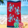 Toalla de playa transfronteriza de nueva planta tropical, toalla cuadrada de microfibra, toalla de baño absorbente, chal protector solar de secado rápido Digital