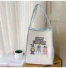 Nova Bolsa de Compras Ins Coreana Fofa de Desenho Animado de Alta Qualidade para Mulheres, Leve para Viagem, Grande Capacidade, Transversal