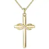 Colar Hip-Hop Europeu e Americano com Símbolo do Infinito, Pingente Zircônia Oito da Sorte, Cruz, Colar Elegante e Moderno, Item Popular