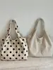 Bolso de Hombro y Axila con Lunares Franceses 2026, Bolso Tote Estampado para Mujer, Moderno, Sencillo, Casual, Estilo Perezoso