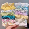 Scrunchie de Alta Qualidade Estilo Coreano para Mulheres, Elástico para Cabelo, Acessório de Cabelo Doce Francês Estilo Ins, Faixa de Cabelo Fofa