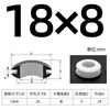Ranura Ensanchada Tipo Elevado Silicona Doble Cara Bobina Protectora de Cable Salida de Cable Anillo de Goma Silicona Anillo Protector de Cable Resistente a Altas y Bajas Temperaturas Anillo de Sellado