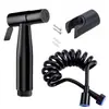 Conjunto de Pistola de Spray Companheira para Vaso Sanitário de Aço Inoxidável Bidet Portátil Bico Intensificador Descarga de Vaso Sanitário Pistola de Spray Pequena Universal