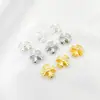 Acessórios de Joias Banhados a Ouro com Retenção de Cor Forte DIY Estilo Vintage Chrome Hearts Cruz Punk Contas Espaçadoras com Furo Reto Contas Soltas