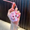 Chaveiro de Câmera Projetora Fofo Brinquedo Luminoso Divertido para Aliviar o Estresse Pingente para Mochila de Estudante Presente de Máquina de Garra Venda por Atacado