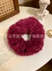 Gomas para el Cabello Esponjosas de Colores Dulces para Mujer, Gomas de Pelo Peludas de Colores Otoño e Invierno para Cabello Largo Estilo Coreano, Suministro de Tienda de Accesorios, Directo de Fábrica