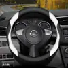 Aplicável para Capa de Volante Nissan Sylphy 14 Sylphy Clássico Teana Tiida Sunny Qashqai Capa de Guidão de Carro