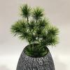 Árvore falsa artificial Luohan Pine Tree Artificial Leaves Evergreen Thuja Pine Landscape Tronco Simulação Cedro Atacado