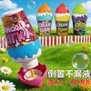 Botella de Helado de Burbujas Antiderrames para Bebé, Invertible para Prevenir Derrames, Palo de Juguete Portátil para Soplar Burbujas al Aire Libre para Niños