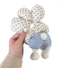 Scrunchie Lindo de Dibujos Animados con Flores y Lunares para Mujer con un Toque de Lujo, Accesorio para el Cabello Resistente para Peinados de Moño