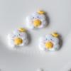 Nuvens fofas arco-íris lua resina acessórios para celular capa acessórios para cabelo creme cola diy acessórios p711