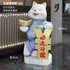 Decoración de Entrada Gato de la Suerte Regalo para Amigos, Regalo de Inauguración, Adorno para Generar Dinero para Recepción de Empresa, Decoración Gato de la Fortuna