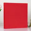 Bestseller transfronteiriço tecido de linho 16 polegadas álbum de fotos adesivo DIY plano cor sólida sem janela casamento viagem álbum de fotos laminado