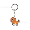 Llavero de Perro Transfronterizo Lindo Animal Dibujos Animados PVC Pegamento Suave Llavero Bolso Cachorro Colgante Venta al por Mayor Xiyin