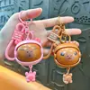 Llavero de Capibara Cambia-Rostros de Dibujos Animados Transfronterizo Colgante Lindo para Mochila Llavero de Coche Pequeño Regalo Venta al por Mayor