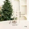 Enfeites de Árvore de Natal da Amazon DIY Mesa de Natal Criativo Spray Branco Decorações de Árvore de Natal em estoque