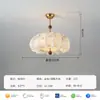 Lustre vintage Nanyang estilo francês, luminária redonda para quarto, luminária de tecido estampada criativa estilo retrô americano para escritório e sala de estar