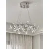 Lámpara de araña de lujo ligero para dormitorio principal, Lámpara de cristal francesa, Lámpara de araña de alta gama estilo vintage para habitación, Iluminación artística creativa para sala