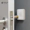 Manija de Puerta Silicona Engrosada Almohadilla Anticolisión, Alfombrilla Anticolisión Puerta de Entrada Grande, Cerradura Inteligente de Huella Dactilar