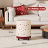 Papelera festiva muy atractiva para uso doméstico, modelo nuevo para sala de estar y dormitorio, con tapa y mecanismo de pedal, apta para baño y cocina, papelera de gran capacidad
