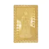 Montaña Putuo Guanyin del Mar del Sur Kaka Sutra Auspicioso Sutra del Corazón Amuleto Tarjeta de Buda Tarjeta Dorada Souvenir