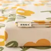 Lençol de cama grosso de algodão grosso antigo, dormitório estudantil de algodão, cama de casal simples, lençol, capa de cama, fronha, conjunto de três peças