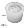 Caja de almacenamiento de gel epoxi de cristal DIY, taza cosmética, joyero, espejo, molde de silicona Ruihe