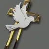 Adorno para pastel de cruz de paloma de la paz estilo ins transfronterizo para comunión, bautizo de bebé y decoración de fiesta