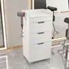 Gabinete de Herramientas para Salón de Belleza Mesa Espejo para Salón de Peluquería Gabinete con Cajones Gabinete de Almacenamiento de Madera para Cortar el Cabello Gabinete de Trabajo para Barbería