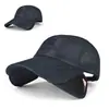 Chapéu de Sol Feminino Verão Estilo Coreano Tendência Versátil Proteção Solar com Letras Chapéu de Sol com Aba Larga para Homens e Mulheres Proteção UV com Tela para Uso Externo