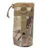Bolsa de Cintura Tática para Uso Externo, Corrida e Montanhismo, Bolsa Camuflada Portátil Multifuncional para Garrafa de Água com Cordão e Características à Prova d'Água