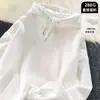 Moletom com capuz de outono para homens, estilo primavera/outono 2025, blusa casual solta para adolescentes, jaqueta oversized de marca da moda