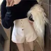 Shorts Bestseller de Influencer Talla Grande para Mujer Nuevo Otoño Petite Cintura Alta Adelgazantes Pierna Ancha Pantalones Casuales Negros Tendencia