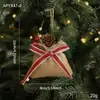 Saco da Sorte de Natal Transfronteiriço Pingente Bolsa de Linho Bolsa de Presente Pequena Bolsa de Presente Acessórios para Árvore de Natal Decoração Atacado