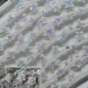 Estilo Nuevo de Verano 2025 Gelatina Semitransparente Flor de Hielo Estereoscópica Concha Calcomanías para Uñas Artísticas Flor Mariposa Calcomanías para Uñas