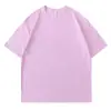 Camiseta de Algodón Manga Corta para Hombre Verano Transpirable Cuello Redondo Camiseta Deportiva Exterior Color Sólido Ropa de Trabajo Comercio Exterior Mayorista
