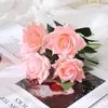 Buquê Bola Bobo da Moda, Rosa Artificial Curta Decoração Criativa para Mesa, Decoração de Flor Artificial, Flor Artificial DIY