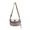 Bolsa de Ombro Única Color Block Unissex Estilo Coreano para Crianças Porta-Moedas Mini Delicado para Bebê Bolsa de Rede para Crianças Novo Estilo de Comércio Exterior