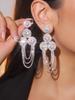 Pendientes Machica de Lujo con Diamantes de Imitación de Cristal Brillante para Mujer Moda Exquisita Pendientes de Cristal Pendientes Pendientes de Perlas