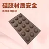 Molde para Pastel de Chocolate Pequeño Semicírculo de 15 Piezas, Molde para Cuentas de Cera, Molde de Hielo DIY