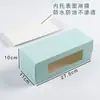Caixa de Papel para Embalagem de Bolo Rolo com Janela Transparente, Caixas de Embalagem para Bolo Rolo Suíço Grandes e Pequenas, Rolo Longo, Meio Rolo
