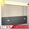 Luz de Parede de Fundo Rígida Estilo Luxo Creme Quarto Sala de Estar Macio Anti-Colisão Hotel KTV Decoração Painel de Parede de Madeira Laminada