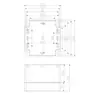 Caja de Conexiones Impermeable de Plástico para Instrumentos Digitales de Exterior 120*120*90mm F14 al por Mayor