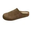 Medias Pantuflas Birkenstock de Gamuza con Suela Gruesa y Puntera Abierta para Mujer Ropa de Exterior Primavera/Otoño 2026 Nuevo Estilo Primavera/Otoño Pantuflas Medias Retro Feas Lindas para Mujeres Embarazadas