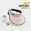 Sombrero de protección solar para niños con ventilador, sombrero de sol de dibujos animados para exteriores en verano, protección UV, sombrero de sol para niños de copa abierta